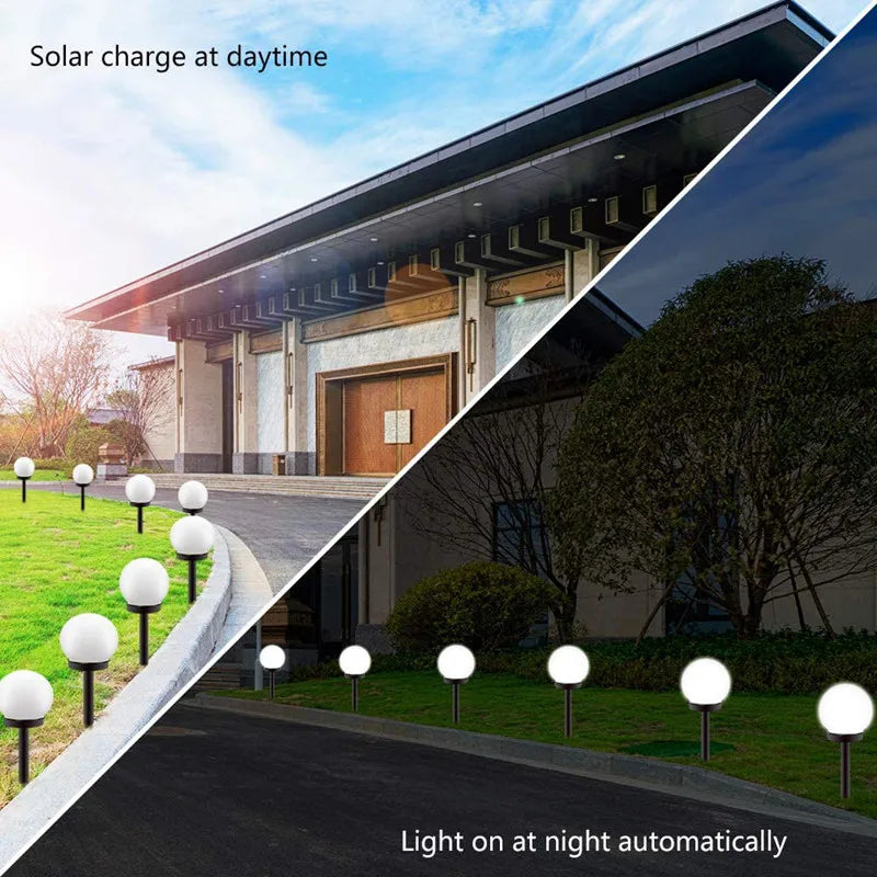 SOLARDREAMBOX 6PC Solar Light Outdoor Solar Garden Light Solar Pathway Landscape Light Waterproof Solar Lawn Lamp For Home Yard Patio Driveway